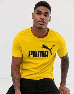 Желтая футболка Puma Essentials - Желтый