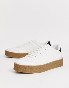 Белые кроссовки на массивной подошве ASOS DESIGN - Белый