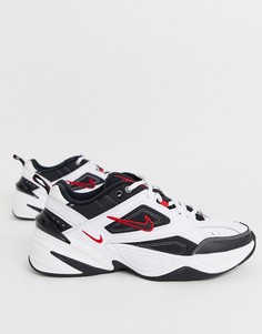 Черно-белые кроссовки Nike M2K Tekno - Белый