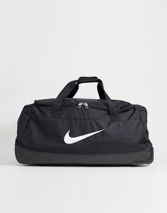 Черная сумка на колесиках Nike Football club team - Черный