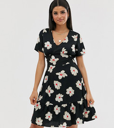 Чайное платье с цветочным принтом Vero Moda Tall - Мульти