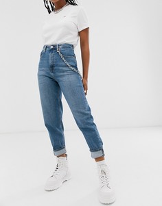 Джинсы в винтажном стиле с завышенной талией Tommy Jeans - Синий