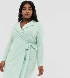 Платье-блейзер с поясом Unique21 Hero - Зеленый