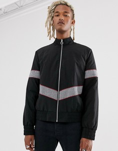 Черная ветровка с контрастными вставками ASOS DESIGN - Черный