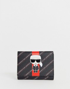 Бумажник Karl Lagerfeld - ikonik - Черный
