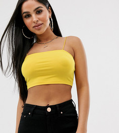 Топ-бандо на тонких бретелях ASOS DESIGN Petite - Желтый