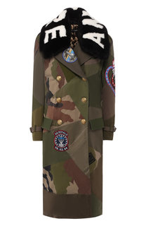 Пальто с отделкой Dolce & Gabbana