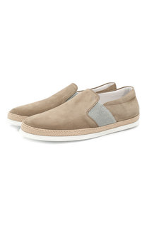 Кожаные слипоны Tod’s