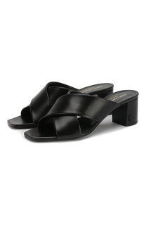 Кожаные мюли LouLou Saint Laurent