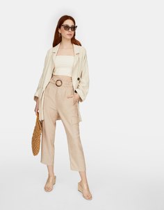 Брюки карго в стиле рустик Stradivarius