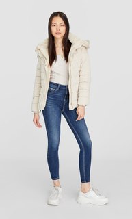 Куртка со съемным капюшоном Stradivarius