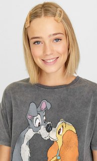 Футболка Disney с принтом «Леди и Бродяга» Stradivarius