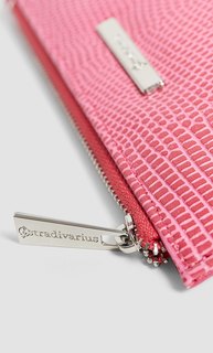 Базовый кошелек для монет, с эффектом крокодиловой кожи Stradivarius