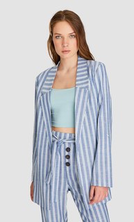 Пиджак из струящейся ткани Stradivarius