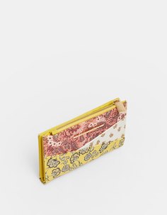 Кошелек с принтом пэчворк Stradivarius