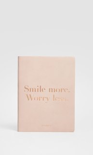 Ежедневник Smile More в обложке из искусственной кожи Stradivarius