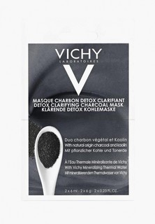 Маска для лица Vichy Mineral Masks с древесным углем 2х6 мл (саше)