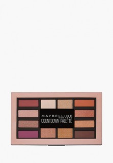 Тени для век Maybelline New York Countdown, 12 глубоких оттенков, 12 г