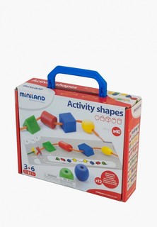 Набор игровой Miniland Activity Shapes в чемоданчике