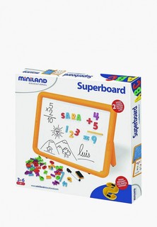 Набор игровой Miniland Super Board 2 Metallic Sides (47х36см)