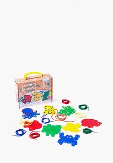 Набор игровой Miniland обучающий шнуровка Animal Lacing в чемоданчике