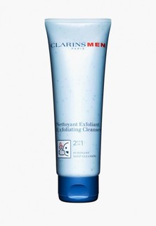 Пилинг для лица Clarins Men Care очищающее и отшелушивающее средство для лица "2 в 1", 125 мл