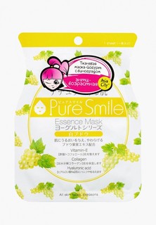 Маска для лица Pure Smile на йогуртовой основе c виноградом 1 шт