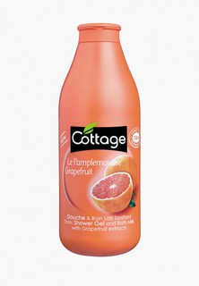 Гель для душа Cottage ГРЕЙПФРУТ/ Tonic Shower Gel and Bath Milk with Grapefruit extracts 750мл