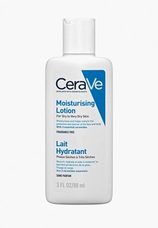 Лосьон для лица CeraVe и тела увлажняющий для сухой и очень сухой кожи, 88 мл.