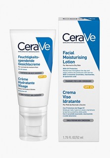 Лосьон для лица CeraVe Увлажняющий SPF 25 для нормальной и сухой кожи, 52 мл.
