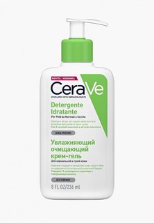 Гель для умывания CeraVe увлажняющий для нормальной и сухой кожи лица и тела, 236 мл.