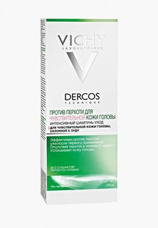Шампунь Vichy Интенсивный Dercos, против перхоти, для чувствительной кожи головы, 200 мл