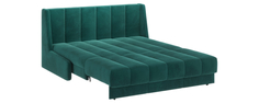 Диван тканевый прямой Венеция Premier изумрудный (Микровелюр) Home Me
