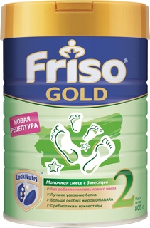 Молочная смесь Friso Gold 2 LockNutri c 6 мес. 800 г