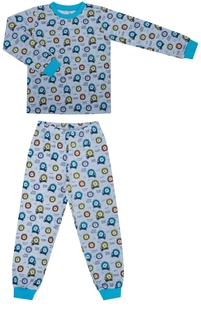 Пижама для мальчика Сновидения серая с рисунком львы Barkito