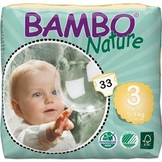 Подгузники Bambo Nature Midi 5-9 кг (33 шт)