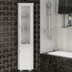 Пенал Opadiris Клио 35 белый матовый, правый, с матовым стеклом (00-00000225)