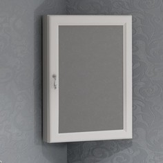Зеркальный шкаф Opadiris Клио 50 белый бук, угловой, правый (Z0000013938)