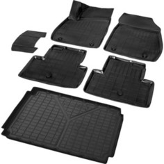 Комплект ковриков салона и багажника Rival для Opel Zafira Tourer C (5 мест) (2011-2016), полиуретан, K14207005-2