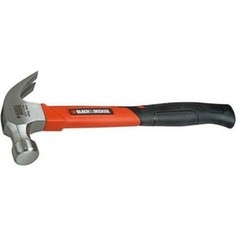 Молоток-гвоздодер Black+Decker Fiberglass 16 OZ, 450 г (BDHT1-51242)