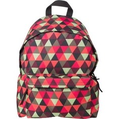 Рюкзак №1 School молодежный красно-зеленые треугольники