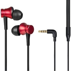 Наушники с микрофоном Xiaomi Mi Earphones Basic Red