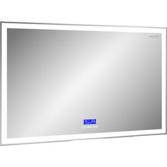Зеркало Edelform универсальное 120x70 с подсветкой, сенсорным выключателем, часами, bluetooth приемником (ZLP584)