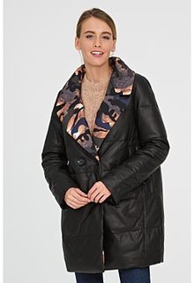 Утепленная двухсторонняя кожаная куртка Vericci