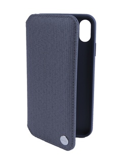 Аксессуар Чехол Moshi для APPLE iPhone XS Max Overture Herringbone Gray 99MO091052