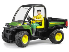 Bruder John Deere Gator XUV 855D c фигуркой водителя (02-490)