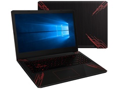 Ноутбук ASUS TUF FX570UD-DM189T 90NB0IX1-M02480 (Intel Core i5-8250U 1.6 GHz/6144Mb/1000Gb+128Gb SSD/nVidia GeForce GTX 1050 2048Mb/Wi-Fi/Bluetooth/Cam/15.6/1920x1080/Windows 10 Home 64-bit)