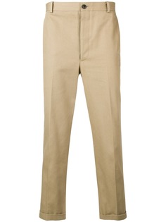 Thom Browne однотонные брюки чинос
