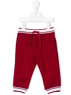 Dolce & Gabbana Kids спортивные брюки с отделкой в полоску