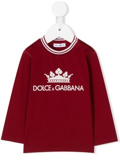 Dolce & Gabbana Kids футболка с логотипом